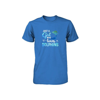 Just A Girl Who Loves Dolphins Youth-Youth Shirt-