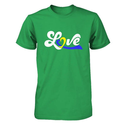 Love Down Syndrome Awareness-T-Shirt & Hoodie-Premium T-Shirt-Kelly Green