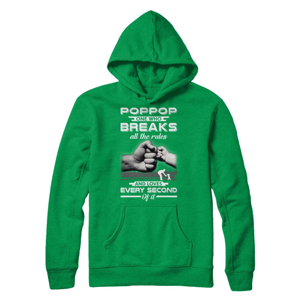 Poppy One Who Breaks All The Rules And Loves Every Second Of It-T-Shirt & Hoodie-Pullover Hoodie-Irish Green