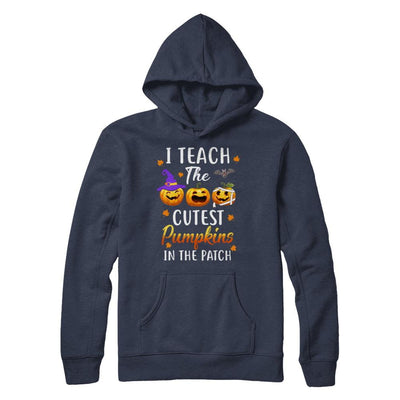 I Teach The Cutest Pumpkins In The Patch Halloween-T-Shirt & Hoodie-Pullover Hoodie-Navy