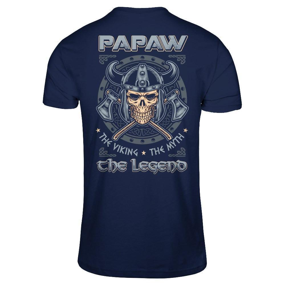 PaPaw The Viking The Myth The Legend-T-Shirt & Hoodie-Classic T-Shirt-Navy