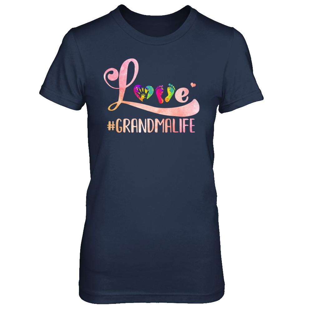 Love Grandmalife Grandma-T-Shirt & Hoodie-Women's T-Shirt-Navy