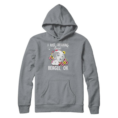 Dog I Just Freaking Love Beagle-T-Shirt & Tank Top-