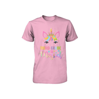 Third Grade is magical Unicorn Back to School 3rd Grade Youth-Youth Shirt-Toddler T-Shirt-Pink