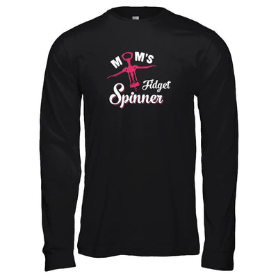 Mom's Fidget Spinner Wine Lover-T-Shirt & Tank Top-Long Sleeve T-Shirt-Black