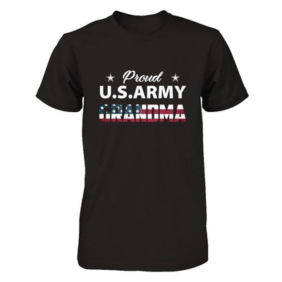 Proud Us Army Grandma-T-Shirt & Hoodie-Premium T-Shirt-Black