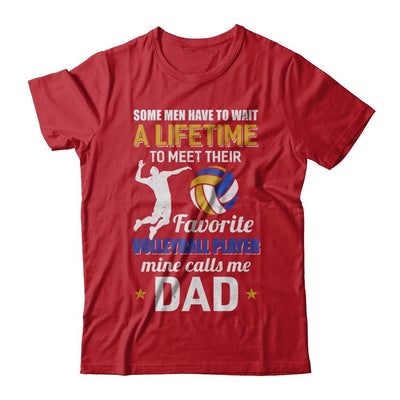 Funny My Favorite Volleyball Player Calls Me Dad-T-Shirt & Hoodie-