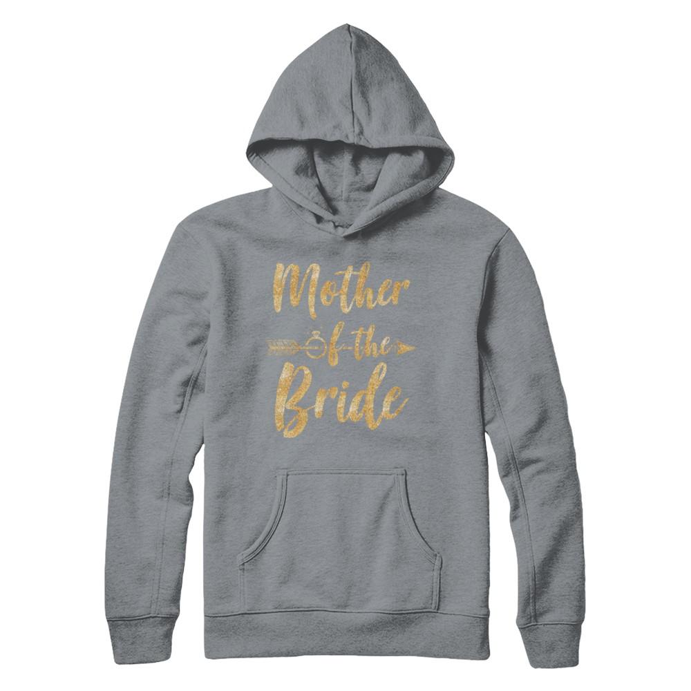 Mother Of The Bride Mothers Day-T-Shirt & Hoodie-Pullover Hoodie-Light Steel