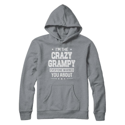 I'm The Crazy Grampy Papa Grandpa Fathers Day-T-Shirt & Hoodie-Pullover Hoodie-Light Steel