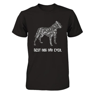 Best Dog Dad Ever Pitbull Lovers-T-Shirt & Hoodie-Classic T-Shirt-Black