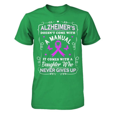 Alzheimer's Doesn't Come With A Manual-T-Shirt & Hoodie-Premium T-Shirt-Kelly Green