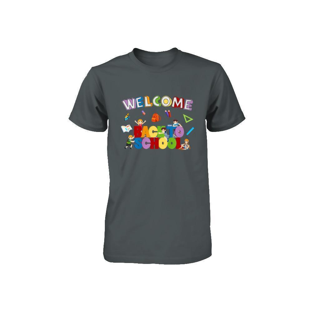Welcome Back To School Youth-T-Shirt & Hoodie-Toddler T-Shirt-Charcoal