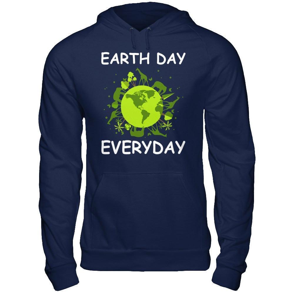 Trees And Plants On Earth Day Everyday 20178-T-Shirt & Hoodie-Pullover Hoodie-Navy