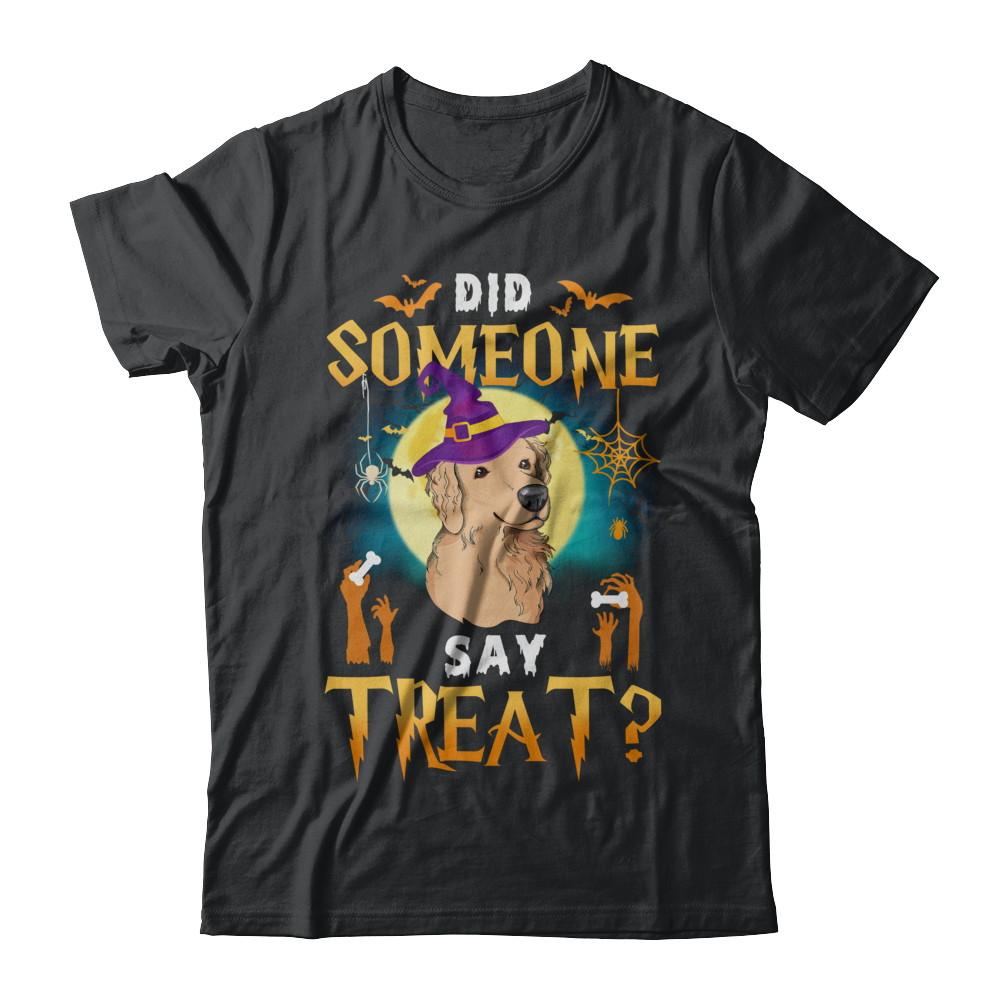 Did Someone Say Treat Golden Retriever Halloween Costume