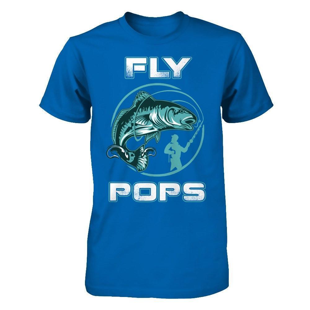 Fly Fishing Pops-T-Shirt & Hoodie-Classic T-Shirt-Royal