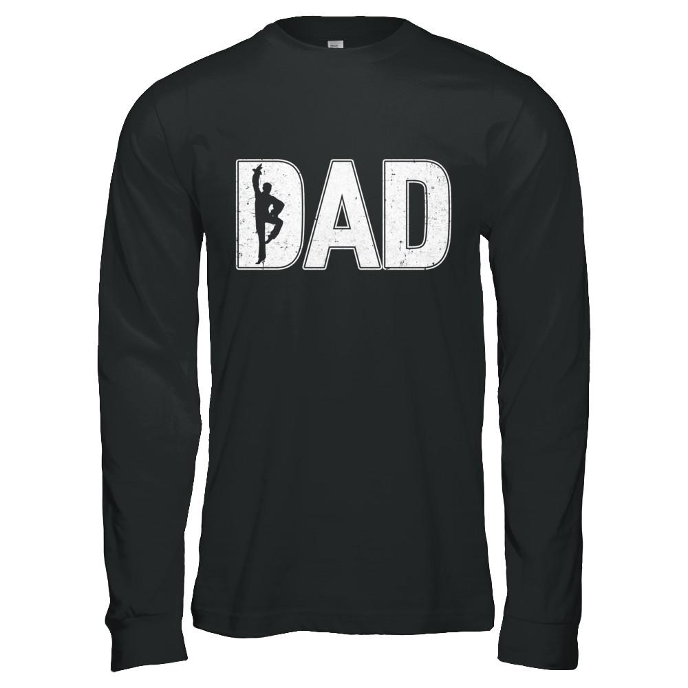 Dance Dad Ballet Father's Day-T-Shirt & Hoodie-Long Sleeve T-Shirt-Black