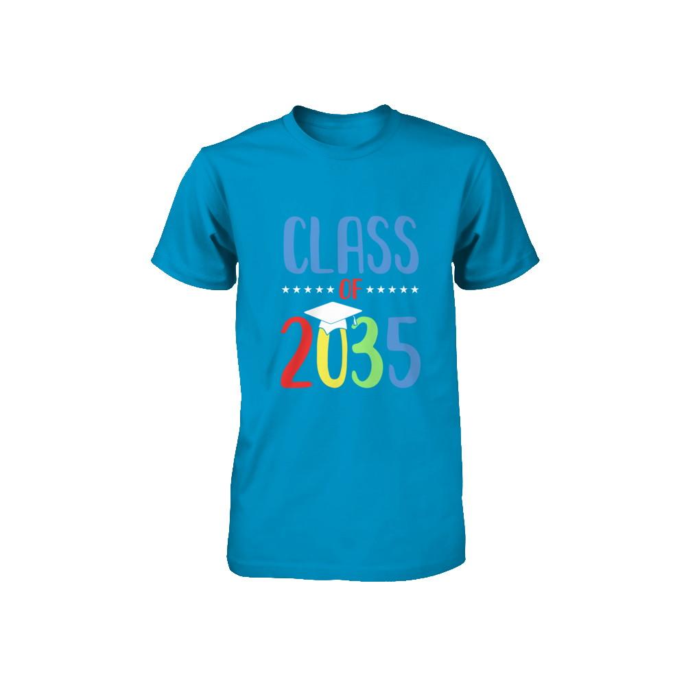 Grow With Me First Day Of School Class Of 2035 Youth-Youth Shirt-