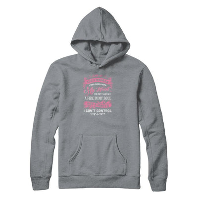 Vintage 1963 Woman 58 Birthday I Was Born With My Heart-T-Shirt & Tank Top-Pullover Hoodie-Light Steel
