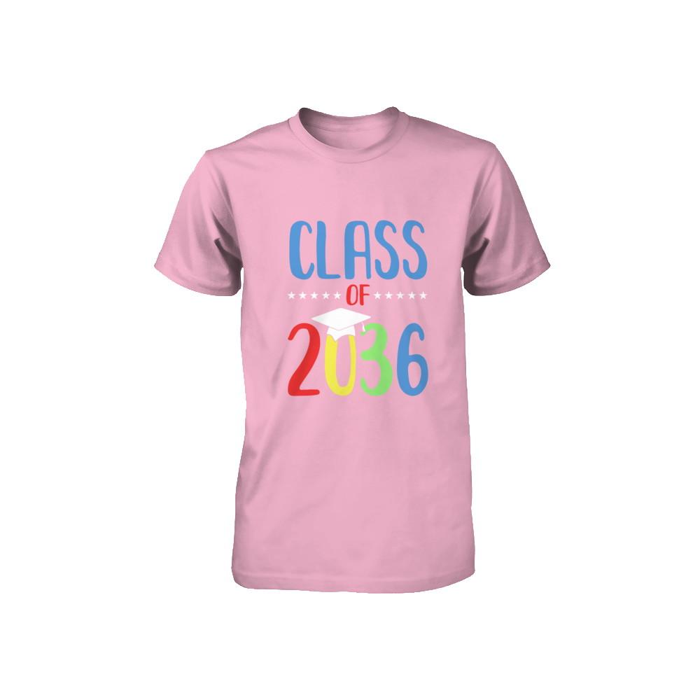 Grow With Me First Day Of School Class Of 2036 Youth-Youth Shirt-Toddler T-Shirt-Pink