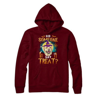 Did Someone Say Treat Labrador Halloween Costume-T-Shirt & Hoodie-Pullover Hoodie-Maroon