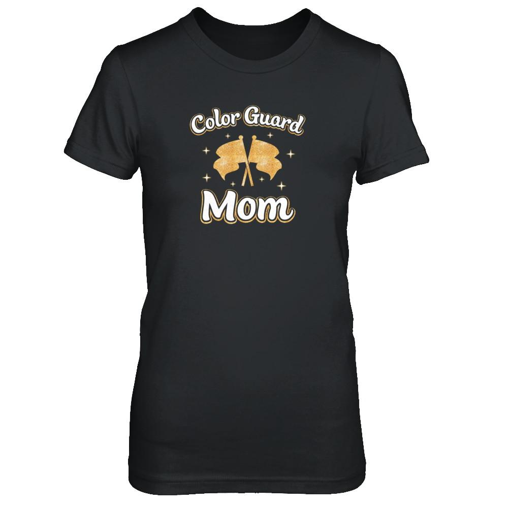 Mothers Day Gifts For Color Guard Mom-T-Shirt & Tank Top-Women's T-Shirt-Black