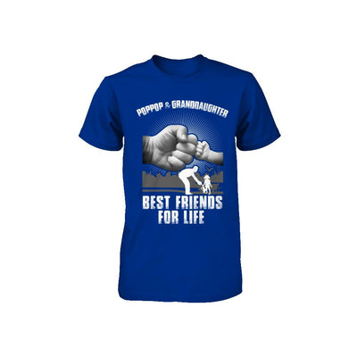 Poppop And Granddaughter Best Friends For Life Youth-Youth Shirt-Youth T-Shirt-Royal