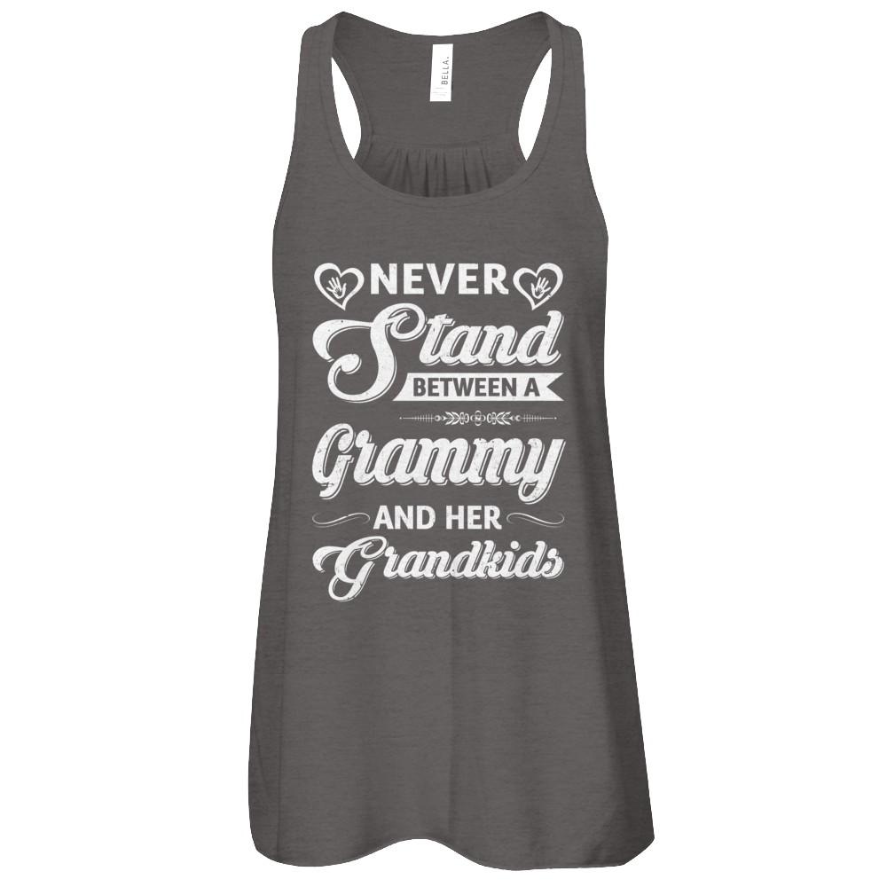 Never Stand Between A Grammy And Her Grandkids Mothers Day-T-Shirt & Tank Top-