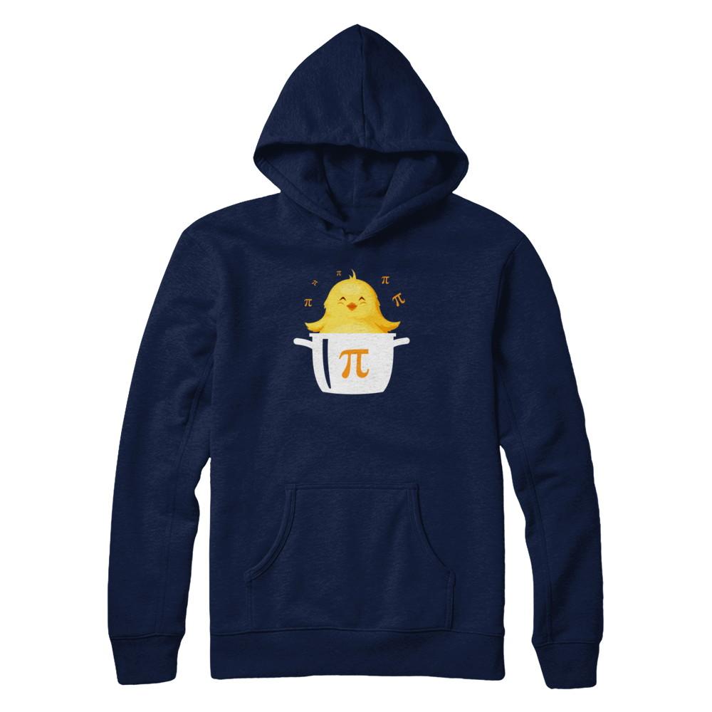 Funny Chicken Pot Pie Chicken Pot Happy Pi Day-T-Shirt & Hoodie-Pullover Hoodie-Navy