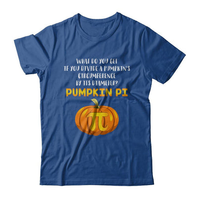 Math Teacher Funny Halloween Pumpkin Pi-T-Shirt & Hoodie-Classic T-Shirt-Royal
