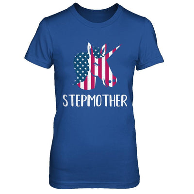 Patriotic Stepmother Unicorn Americorn 4Th Of July-T-Shirt & Hoodie-Women's T-Shirt-Royal