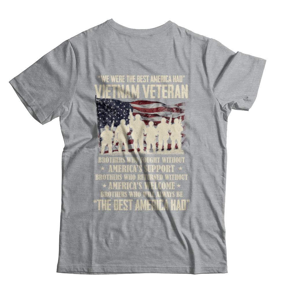 Vietnam Veteran The Best America Had Proud-T-Shirt & Hoodie-Classic T-Shirt-Sport Grey