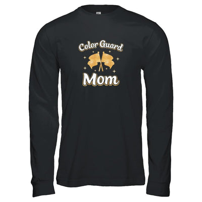 Mothers Day Gifts For Color Guard Mom-T-Shirt & Tank Top-Long Sleeve T-Shirt-Black