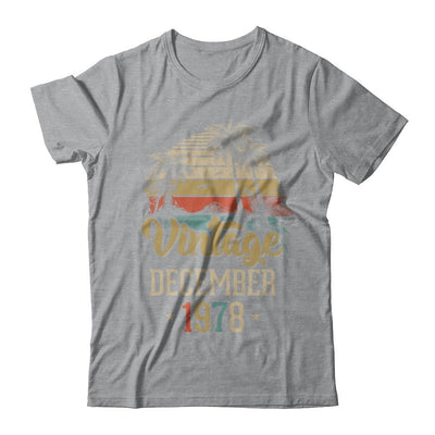 Retro Classic Vintage December 1978 43th Birthday Gift-T-Shirt & Hoodie-Classic T-Shirt-Sport Grey