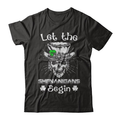 Let The Shenanigans Begin St Patricks Day-T-Shirt & Hoodie-Premium T-Shirt-Black