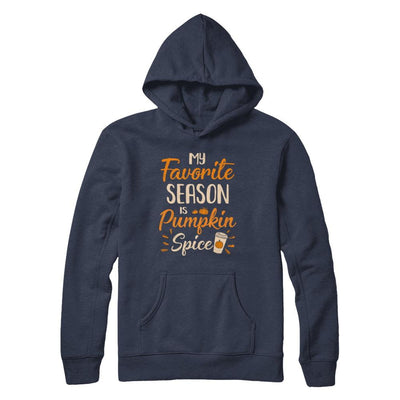 My Favorite Season Is Pumpkin Spice Funny Autumn-T-Shirt & Hoodie-Pullover Hoodie-Navy