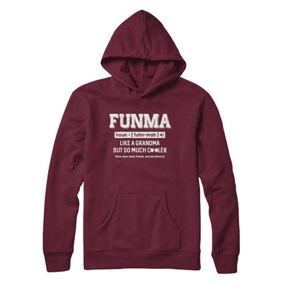 Funma Like A Grandma Only Cooler Mothers Day Gift-T-Shirt & Hoodie-Pullover Hoodie-Maroon