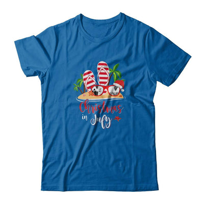 Flip Flop Sunglasses Christmas In July Summer Vacation Beach-T-Shirt & Tank Top-Classic T-Shirt-Royal