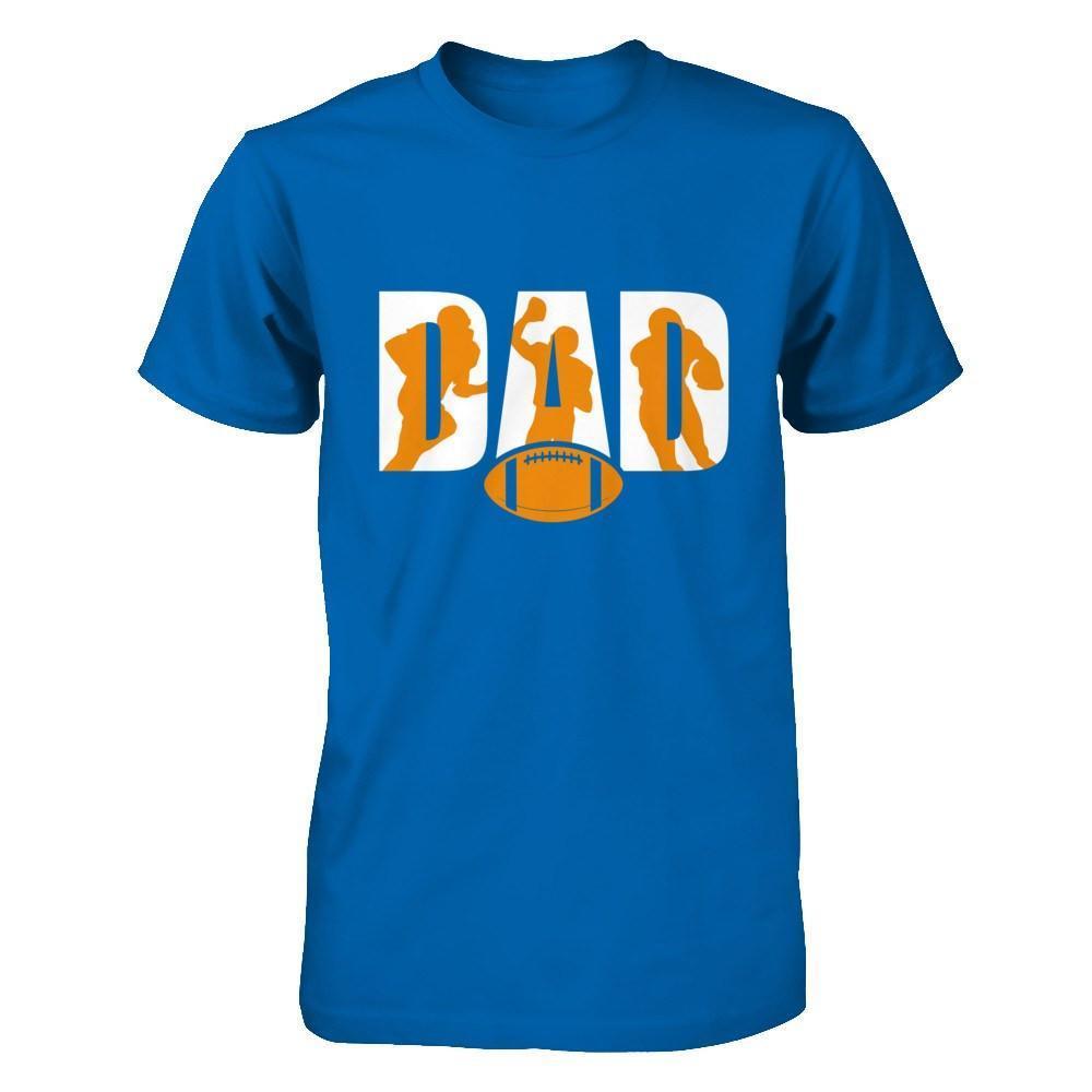Football Dad Father's Day-T-Shirt & Hoodie-Classic T-Shirt-Royal