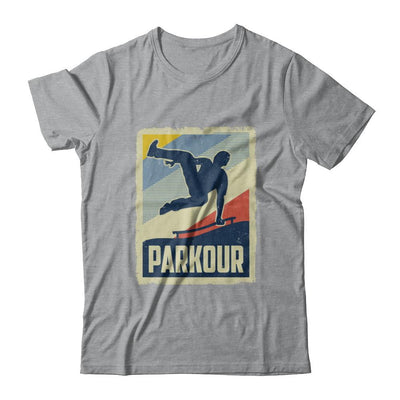 Vintage Parkour Distressed Style-T-Shirt & Hoodie-Classic T-Shirt-Sport Grey