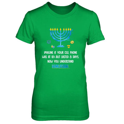 Funny Quote Sarcastic Hanukkah Chanukah Cellphone Gift-T-Shirt & Sweatshirt-Women's T-Shirt-Irish Green