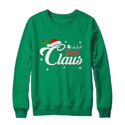 Matching Family Christmas Dad Claus-T-Shirt & Sweatshirt-Crewneck Sweatshirt-Irish Green