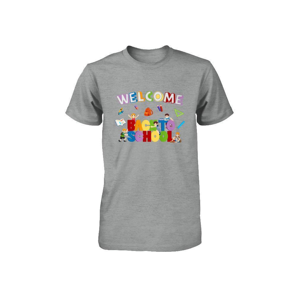 Welcome Back To School Youth-T-Shirt & Hoodie-Toddler T-Shirt-Heather