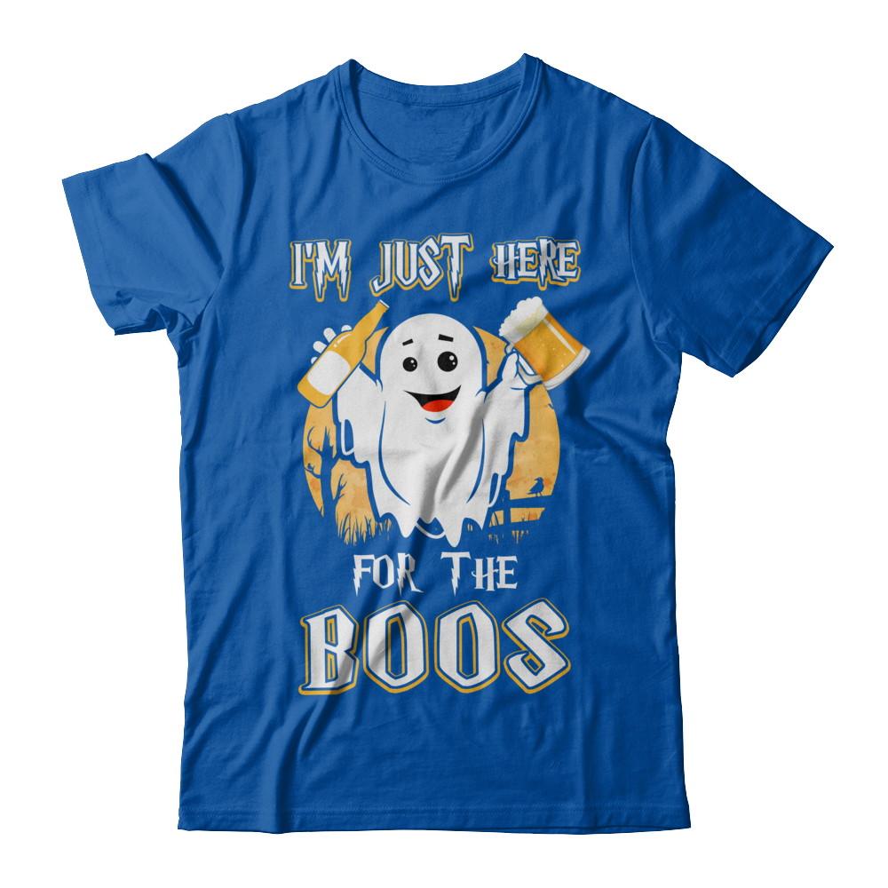 I'm Just Here For The Boos Halloween Beer-T-Shirt & Hoodie-Premium T-Shirt-Royal