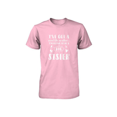 Secret Like No Other I'm Going To Be A Big Sister Youth-Youth Shirt-Youth T-Shirt-Neon Pink