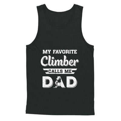 Rock Climbing My Favorite Climber Call Me Dad Fathers Day-T-Shirt & Hoodie-Unisex Tank-Black