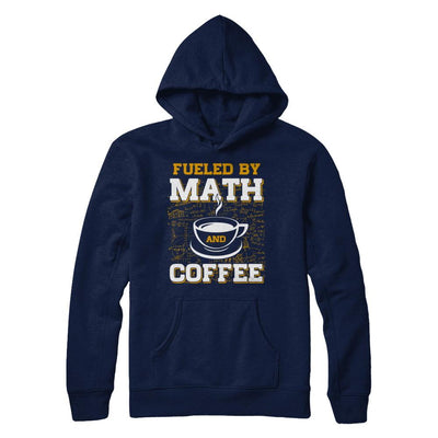 Fueled By Math And Coffee-T-Shirt & Hoodie-Pullover Hoodie-Navy
