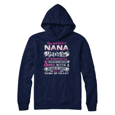 I'm Not Just A Nana I'm A Big Cup Of Wonderful-T-Shirt & Hoodie-Pullover Hoodie-Navy