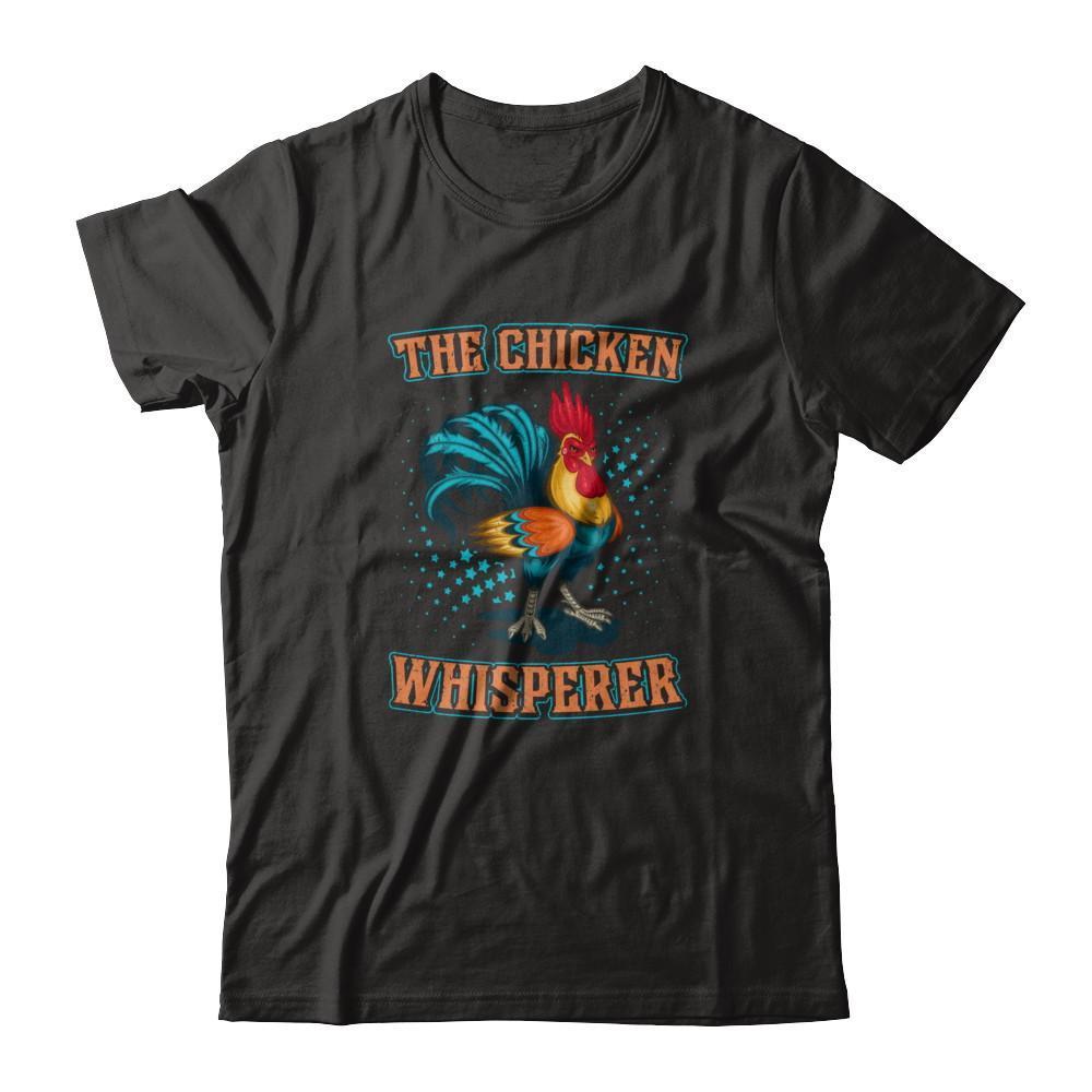 The Chicken Whisperer Funny Farmer-T-Shirt & Tank Top-Premium T-Shirt-Black