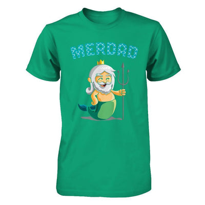 Merdad Father Of A Mermaid-T-Shirt & Hoodie-Classic T-Shirt-Kelly Green