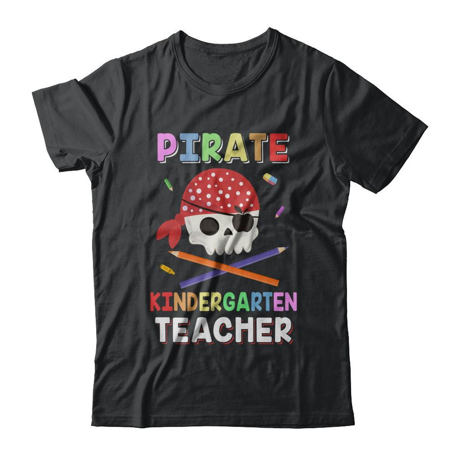 Pirate Kindergarten Teacher Costume Halloween-T-Shirt & Hoodie-Classic T-Shirt-Black